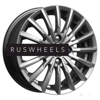 Диски КИК 7x17/5x108 ET45 D60,1 Акцент-оригинал (КС562) Дарк платинум