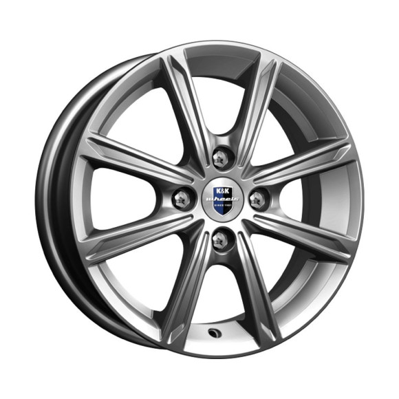 Диски КиК 5,0\R13 4*100 ET45 d67.1 Дарк платинум