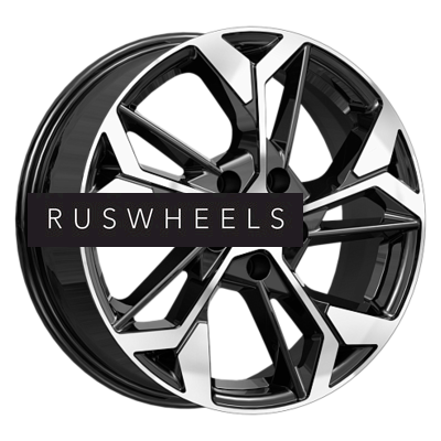 Диски КИК 6,5x17/5x108 ET33 D60,1 КС1062 Алмаз черный Диски КИК 6,5x17/5x108 ET33 D60,1 КС1062 Алмаз черный