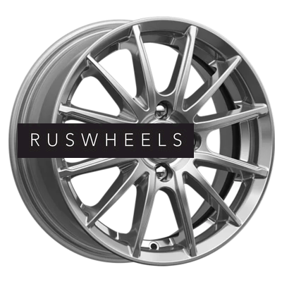 Диски КИК 5,5x14/4x100 ET38 D60,1 Квант (КС960) Дарк платинум