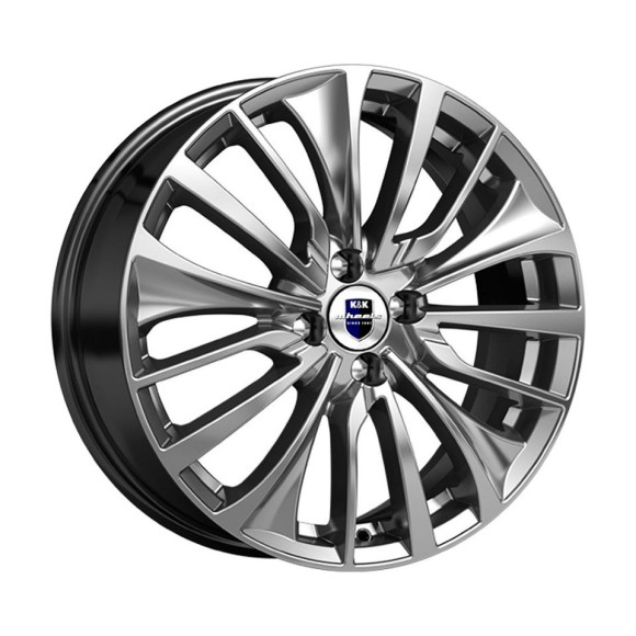 Диски КиК 6.5\R17 4*100 ET37 d67.1 Дарк платинум