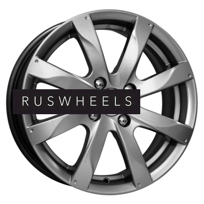 Грузовые диски K&K 6x15/4x100 ET39 D56,6 Джемини-оригинал (КС617) Дарк платинум