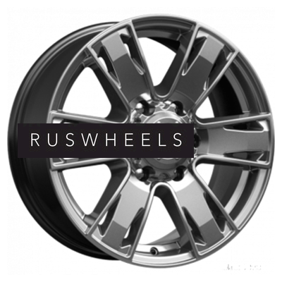 Диски КИК 7x17/6x139,7 ET38 D100,1 Севенна-оригинал (КС726) Дарк платинум