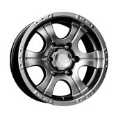 Диски КиК 7,0\R15 5*139.7 ET-5 d108.5 Дарк платинум Диски КиК 7,0\R15 5*139.7 ET-5 d108.5 Дарк платинум