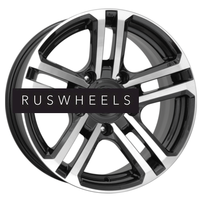 Диски КИК 7x16/5x139,7 ET5 D110,1 Палладика (КС591М) Алмаз черный