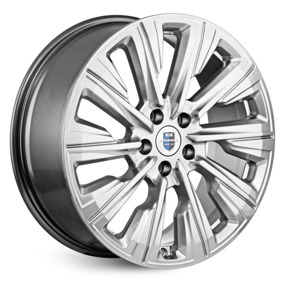 Диски КиК 7.5\R19 5*108 ET49 d60.1 Дарк платинум