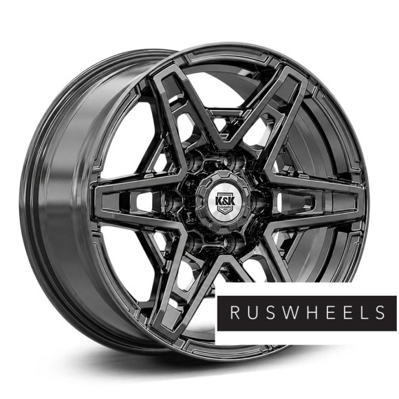Диски КиК R17 / 8J PCD 6x139.7 ЕТ 42 ЦО 75.1 Блэкберн