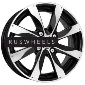 Грузовые диски K&K 6x15/4x100 ET38 D67,1 Джемини (КС617) Алмаз черный