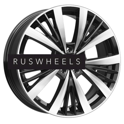 Диски КИК 7,5x19/5x114,3 ET40 D60,1 Марвел-оригинал (КС881) Алмаз черный SK