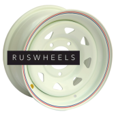 Диски Off-Road Wheels 7x15/5x139,7 ET25 D98,5 ВАЗ Нива Белый (треуг. мелкий, с увелич.полкой под суппорт)