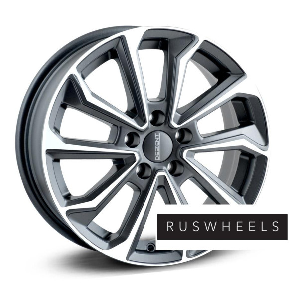 Диски Dezent R17 / 7J PCD 5x108 ЕТ 48 ЦО 70.1 KS dark