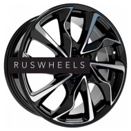 Диски СКАД 7x17/5x114,3 ET47 D66,1 Marseille (КЛ238) Алмаз (АРС 014 black)