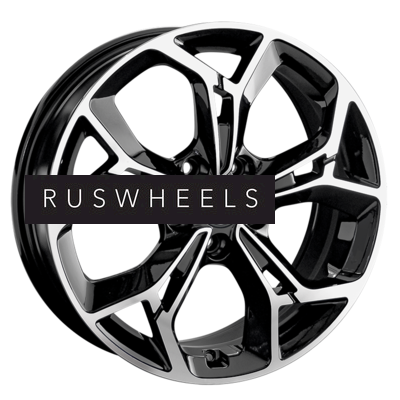 Диски Replay 7x17/5x108 ET33 D60,1 CHR95 BKF (конус, C570)