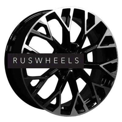 Диски Khomen Wheels 7x17/5x114,3 ET45 D66,1 KHW1718 (Teana/X-Trail) Black-FP