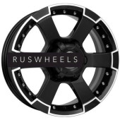 Диски КИК 7x16/6x139,7 ET38 D67,1 M56-оригинал (КС593) Алмаз черный