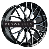 Диски INCH 9,5x21/5x120 ET45,5 D62,6 GA8532 Gloss Black Machined Face (ZJH)