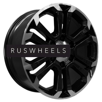Диски Khomen Wheels 7,5x18/6x139,7 ET36 D100,1 KHW1817 (Tank 300/500) Black-FP Диски Khomen Wheels 7,5x18/6x139,7 ET36 D100,1 KHW1817 (Tank 300/500) Black-FP