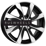 Диски K&K 6x15/4x108 ET38 D67,1 Джемини (КС617) Алмаз черный Диски K&K 6x15/4x108 ET38 D67,1 Джемини (КС617) Алмаз черный