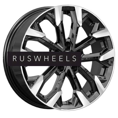 Диски КИК 6,5x17/5x114,3 ET50 D54,1 Морейн (КС1046) Алмаз черный