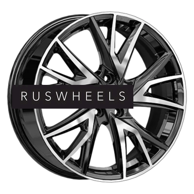 Диски КИК 6,5x18/5x114,3 ET37 D66,6 Кайлас (КС1054) Алмаз черный