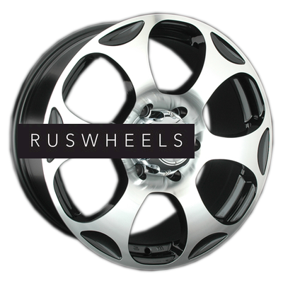 Диски LS 8x18/6x139,7 ET36 D100,1 310 BKF (конус, Колпак+лого)