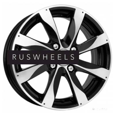 Диски КИК 6x15/4x114,3 ET46 D67,1 Джемини-оригинал (КС617) Алмаз черный КС617