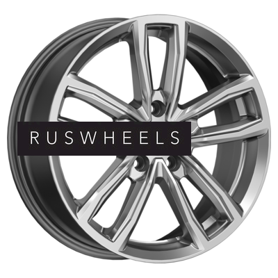 Диски КИК 6,5x17/5x114,3 ET45 D60,1 Каланг (КС1086) Дарк платинум