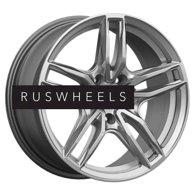 Диски КИК 8x17/5x114,3 ET43 D67,1 Бартон (КС1110) Дарк платинум