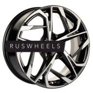 Диски Khomen Wheels 7x17/5x114,3 ET45 D60,1 KHW1716 (Changan/Geely/Lexus/Toyota) Black-FP