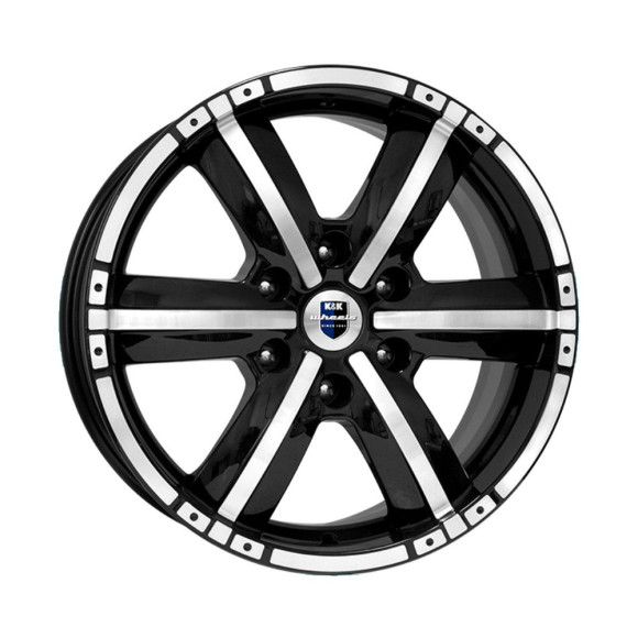 Диски КиК 7.5\R17 6*139.7 ET40 d92.5 Алмаз черный
