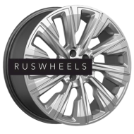 Диски КИК 7,5x19/5x108 ET49 D63,35 Галего (КС1039) Дарк платинум