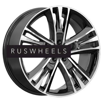 Диски КИК 8,5x20/5x120 ET47 D72,6 Атлас-оригинал (КС661M) Алмаз черный