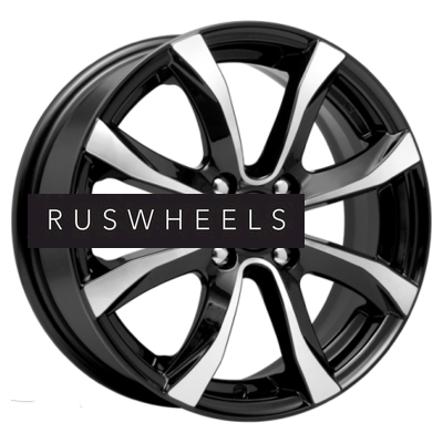 Диски iFree 6x15/4x108 ET30 D65,1 Дайс (КС696) Блэк Джек