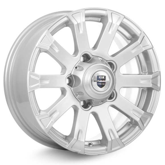 Диски КиК 7,0\R16 5*139.7 ET35 d95,3 Сильвер