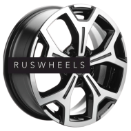 Диски Khomen Wheels 6,5x17/5x114,3 ET45 D54,1 KHW1710 (Coolray) Black-FP