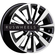 Диски КИК 6,5x16/4x100 ET50 D60,1 Эрман (КС997) Алмаз черный