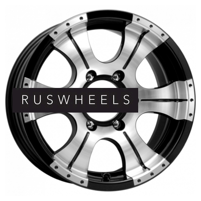 Диски КИК 7x15/6x139,7 ET-5 D108,5 Байконур (КС473) Алмаз черный