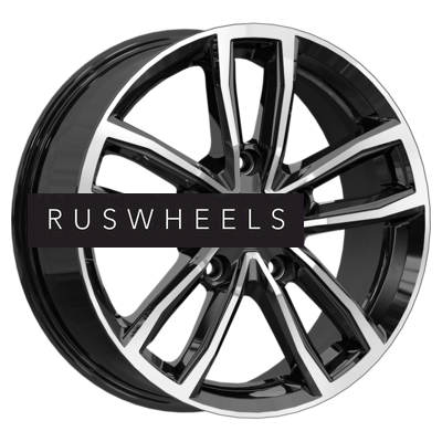 Диски КИК 6,5x17/5x114,3 ET45 D67,1 Каланг (КС1086) Алмаз черный