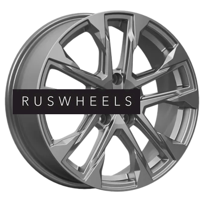 Диски СКАД 7x17/5x112 ET40 D66,6 Атакор (КЛ376) Алмаз графит