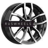 Диски КИК 6,5x15/5x112 ET43 D57,1 Фрост (КС1048) Алмаз черный Диски КИК 6,5x15/5x112 ET43 D57,1 Фрост (КС1048) Алмаз черный