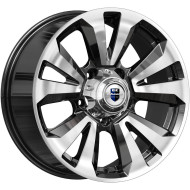 Диски КиК 8,0\R18 5*139.7 ET30 d108.5 Алмаз черный