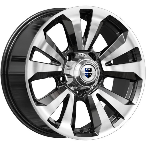 Диски КиК 8,0\R18 5*139.7 ET30 d108.5 Алмаз черный Диски КиК 8,0\R18 5*139.7 ET30 d108.5 Алмаз черный