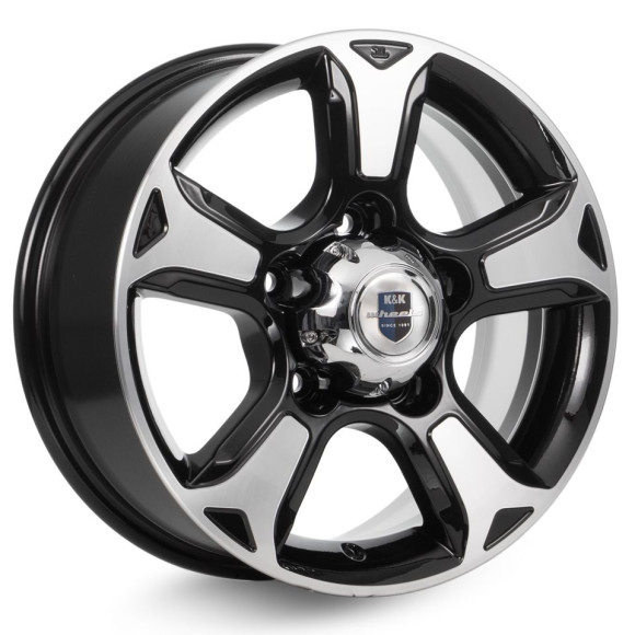 Диски КиК 7,0\R16 5*139.7 ET35 d108.5 Алмаз черный