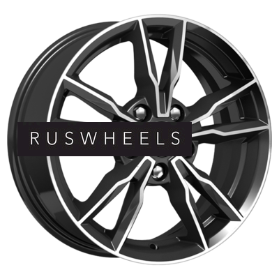 Диски iFree 6,5x16/5x114,3 ET50 D67,1 Икигай (КС865) Блэк Джек