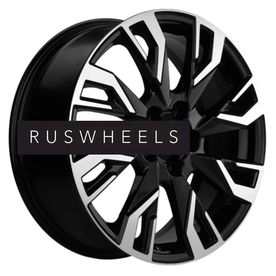 Диски Khomen Wheels 7x18/5x114,3 ET40 D66,1 KHW1809 (Qashqai) Black-FP Диски Khomen Wheels 7x18/5x114,3 ET40 D66,1 KHW1809 (Qashqai) Black-FP