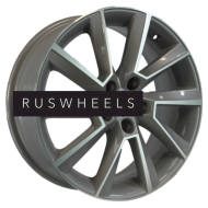 Диски Khomen Wheels 6x16/5x100 ET38 D57,1 KHW1604 (Kamiq/Rapid/Scala) F-Silver-FP