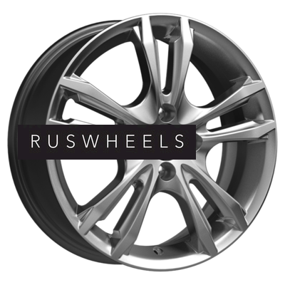 Диски КИК 6x16/4x100 ET41 D60,1 Samara-оригинал (КС866) Дарк платинум