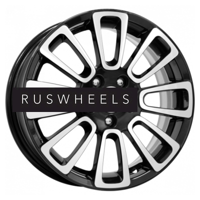 Диски КИК 6x15/4x100 ET45 D56,6 Неман-оригинал (КС717) Алмаз черный