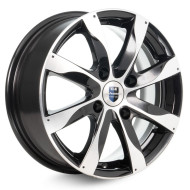 Диски КиК  Джемини-оригинал (КС617)  6,0\R15 4*114,3 ET43  d67,1  Алмаз черный  [r14248]  Fb max 555 kg