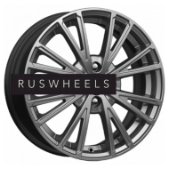 Диски КИК 6x16/4x100 ET49 D54,1 Меандр-оригинал (КС879) Дарк платинум Диски КИК 6x16/4x100 ET49 D54,1 Меандр-оригинал (КС879) Дарк платинум